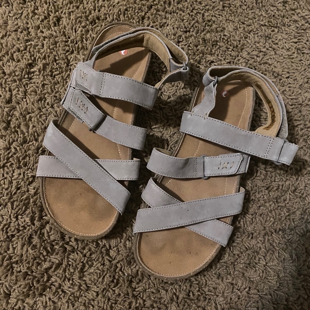 Sandals with straps